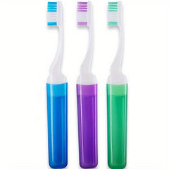 Travel Folding Toothbrush Ultra Fine Soft Business Travel Toothbrush