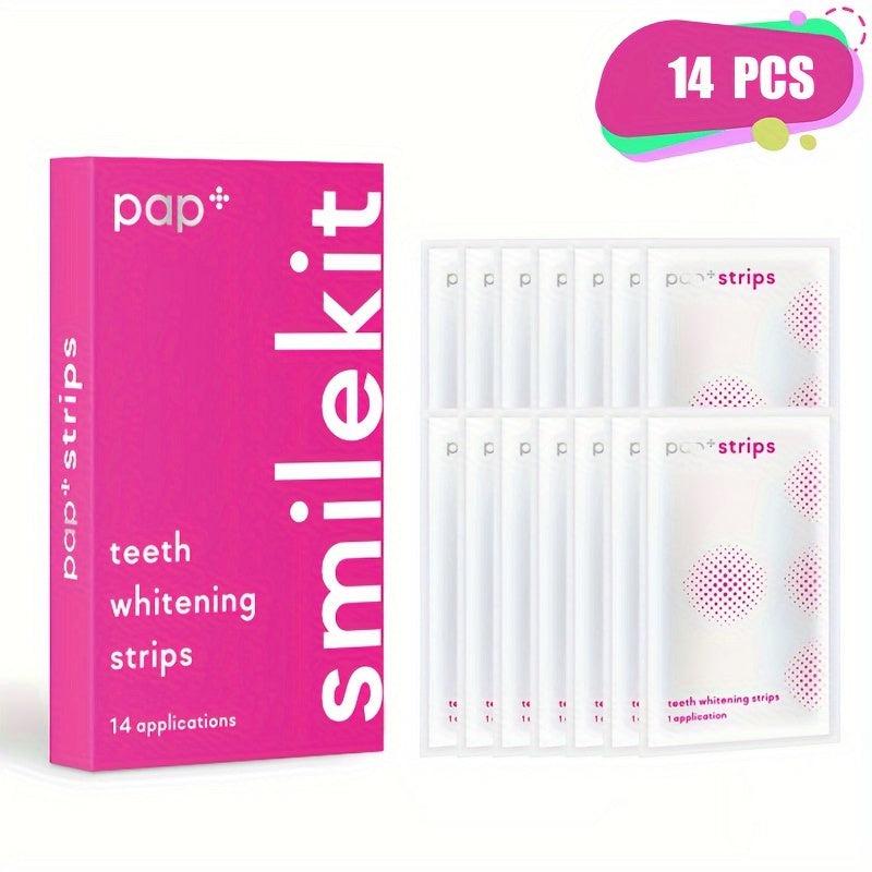 Teeth Whitening Strips Kit Sensitive-Free Formula