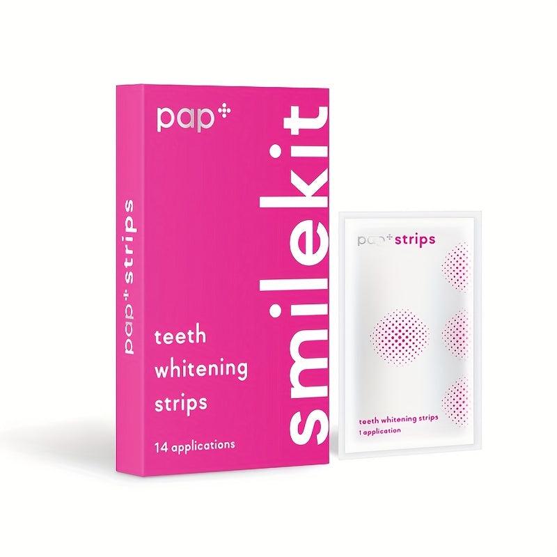 Teeth Whitening Strips Kit Sensitive-Free Formula