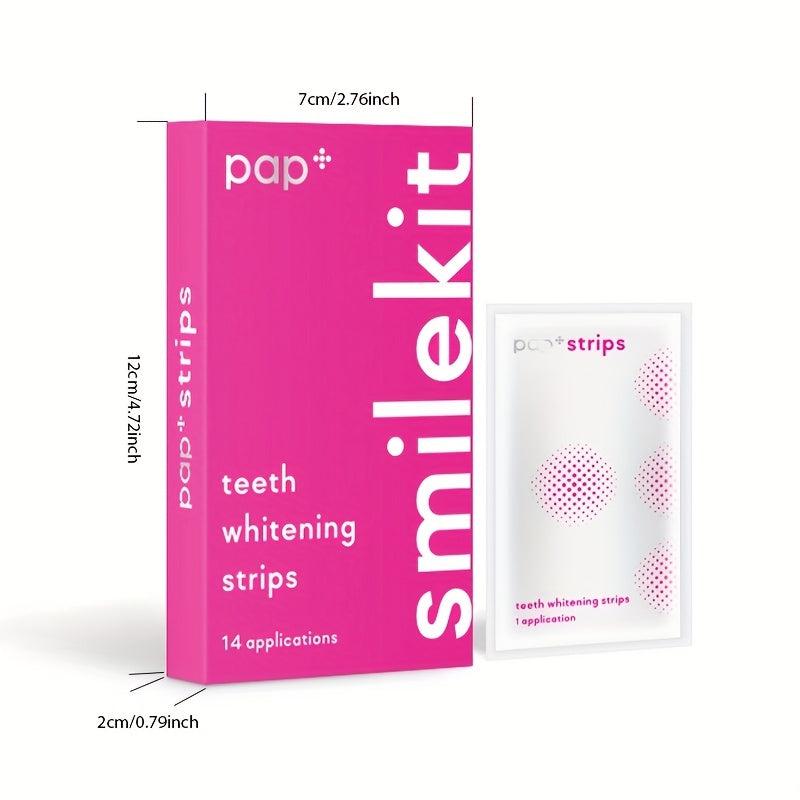 Teeth Whitening Strips Kit Sensitive-Free Formula