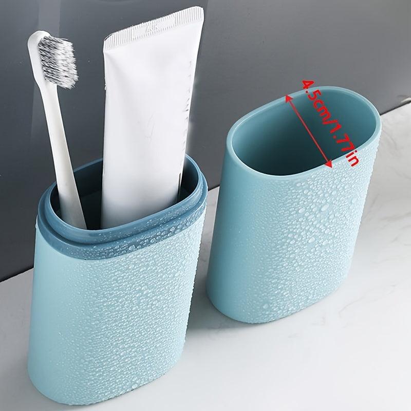 Portable Toothbrush Storage Box Gargle Cup