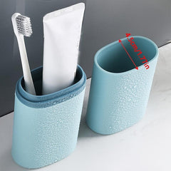 Portable Toothbrush Storage Box Gargle Cup
