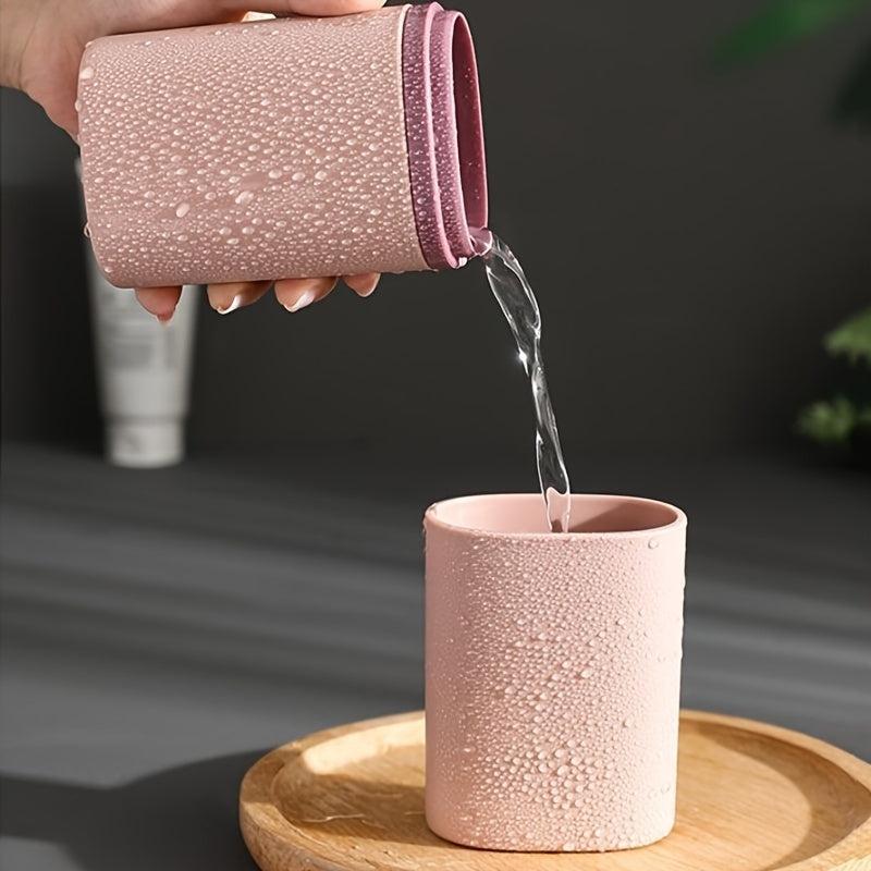 Portable Toothbrush Storage Box Gargle Cup