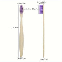 Bamboo Toothbrush for Deep Cleaning Oral Care at Home