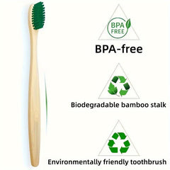 Bamboo Toothbrush for Deep Cleaning Oral Care at Home