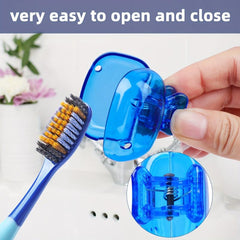 Toothbrush Head Cover Case Clip Toothbrush Protector Cap Holder