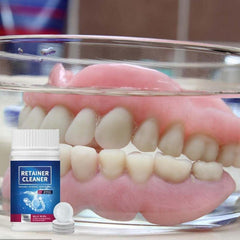 Retainer Cleaner Tablets Removes Stain Odor For Dentures Retainers Night Guards