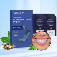 Charcoal Teeth Whitening Strips Home Use Non Slip Peroxide Oral Hygiene Care