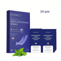 Charcoal Teeth Whitening Strips Home Use Non Slip Peroxide Oral Hygiene Care