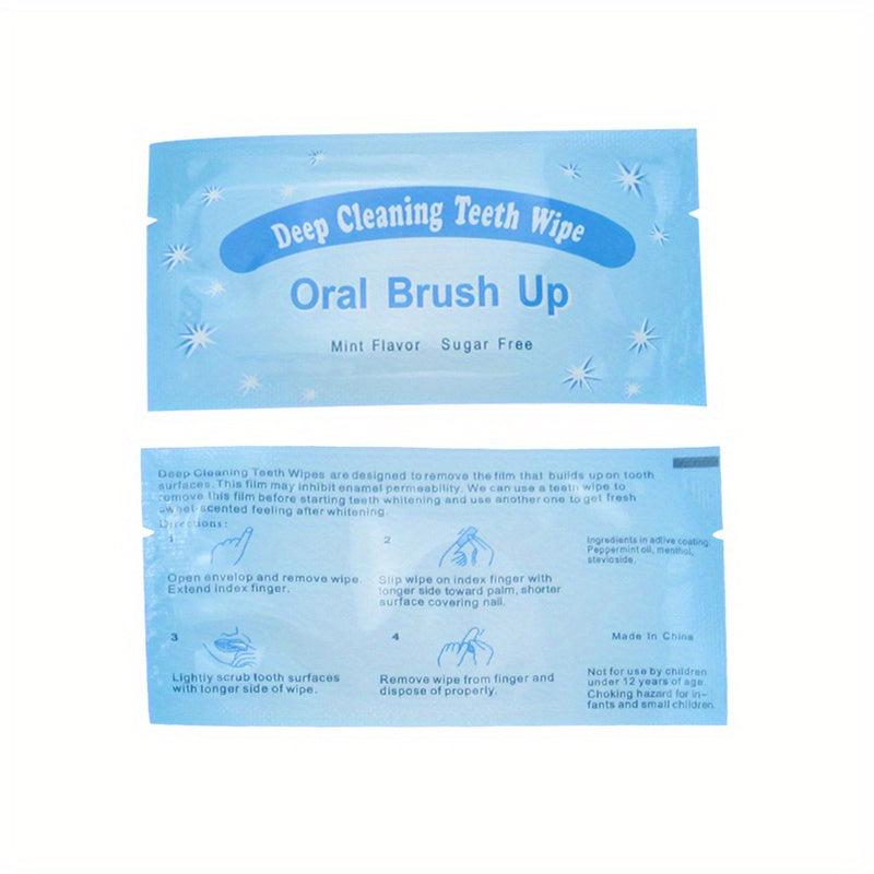 100pcs Teeth Whitening Wipes Oral Care Products