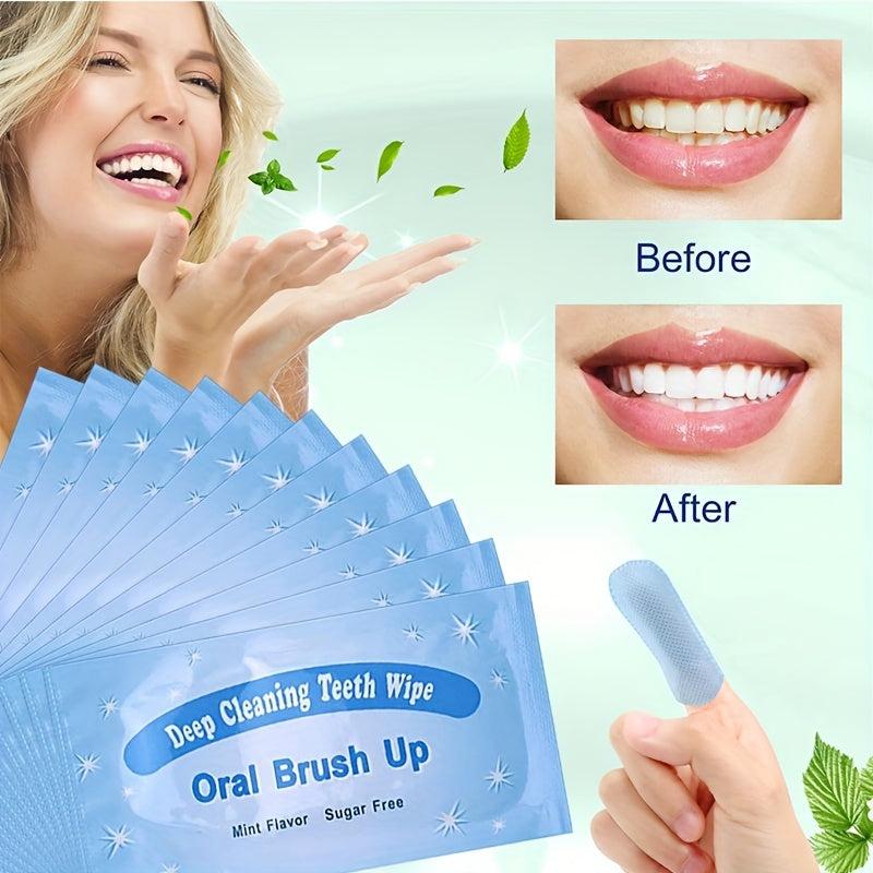 100pcs Teeth Whitening Wipes Oral Care Products
