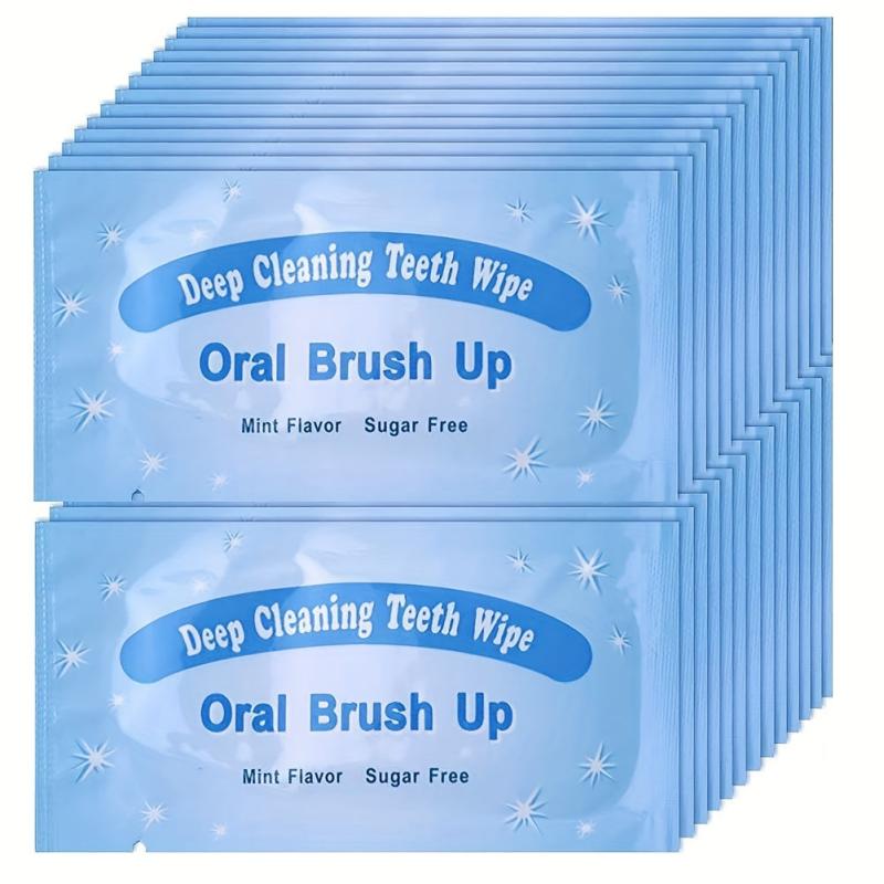 100pcs Teeth Whitening Wipes Oral Care Products