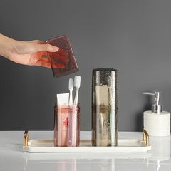 Travel Toothbrush Storage Container Box Toothpaste Holder Gargle Cup