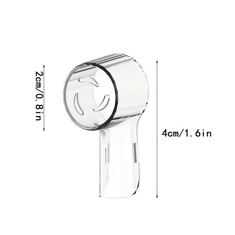 2pcs Toothbrush Head Cover Storage Box Protector Cap Family Travel Daily Use