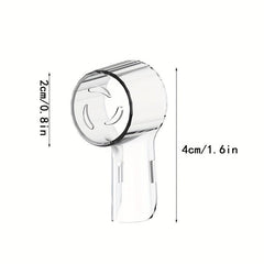 2pcs Toothbrush Head Cover Storage Box Protector Cap Family Travel Daily Use