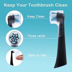 2pcs Toothbrush Head Cover Storage Box Protector Cap Family Travel Daily Use