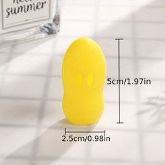 4pcs Silicone Toothbrush Head Cover Case Storage Box