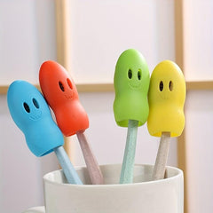 4pcs Silicone Toothbrush Head Cover Case Storage Box