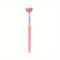 Macaron Adult 3D Toothbrush, U-Shaped Tooth Guard, Tongue Coating Scraper