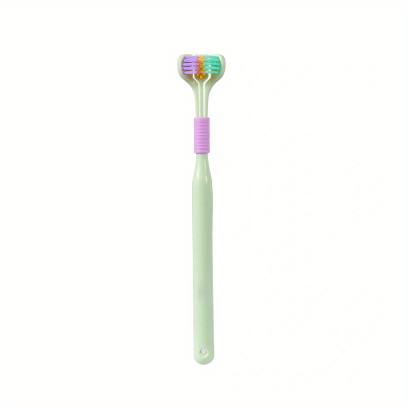 Macaron Adult 3D Toothbrush, U-Shaped Tooth Guard, Tongue Coating Scraper
