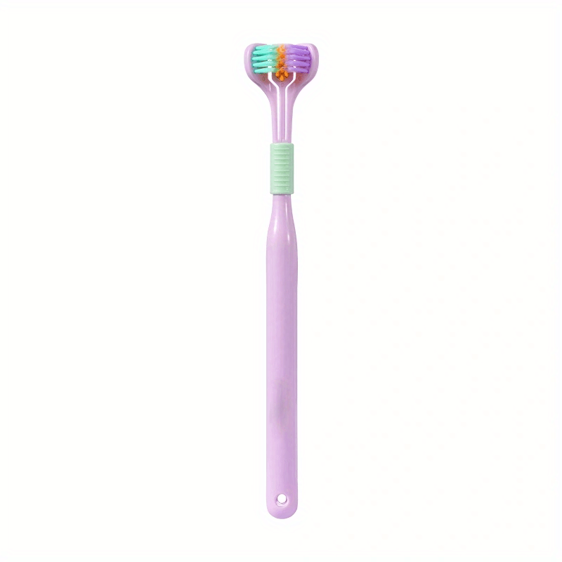 Macaron Adult 3D Toothbrush, U-Shaped Tooth Guard, Tongue Coating Scraper
