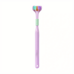 Macaron Adult 3D Toothbrush, U-Shaped Tooth Guard, Tongue Coating Scraper