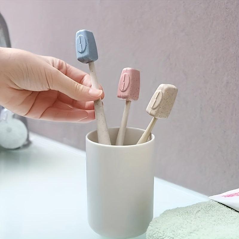 10pcs Toothbrush Head Cover Case Holder for Travel and Daily Use