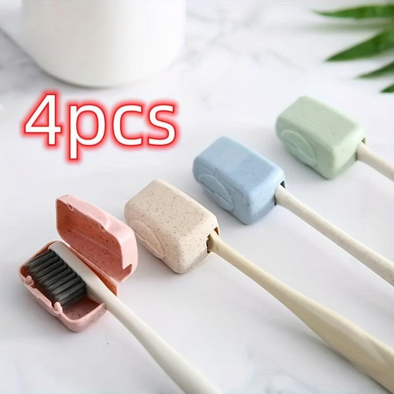 10pcs Toothbrush Head Cover Case Holder for Travel and Daily Use