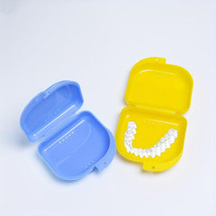 Denture Aligner Case & Mouthguard Box Holder - False Teeth Storage Container