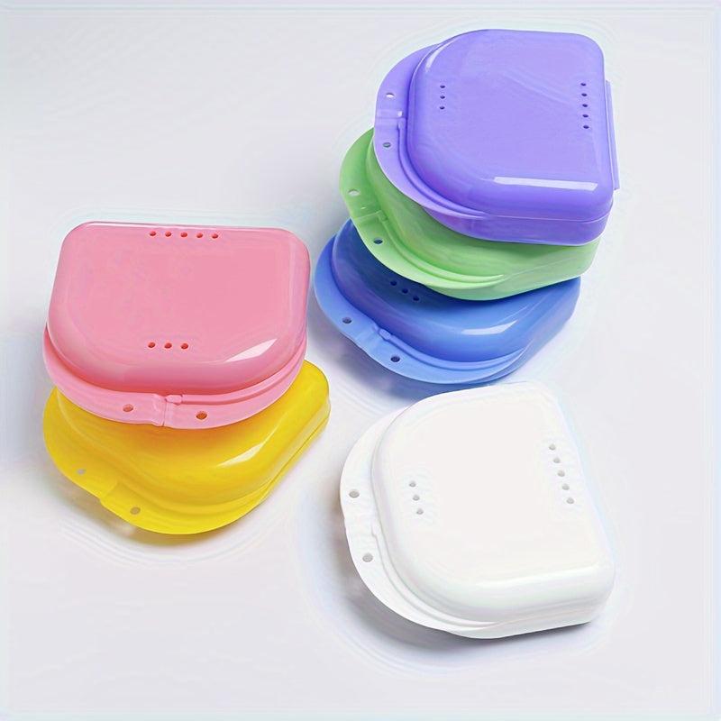 Denture Aligner Case & Mouthguard Box Holder - False Teeth Storage Container