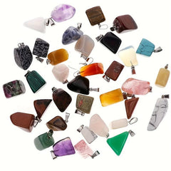 Natural Irregular Stones DIY Necklace Jewelry 10pcs