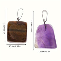 Natural Irregular Stones DIY Necklace Jewelry 10pcs