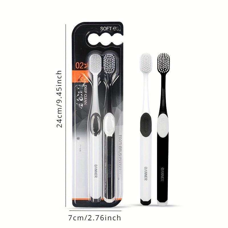 Adult Soft Bristled Toothbrush Wide Head Cleaning Gingival Protection