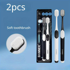 Adult Soft Bristled Toothbrush Wide Head Cleaning Gingival Protection
