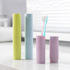 Portable Travel Toothbrush Storage Container Box Gargle Cup Toothpaste Holder