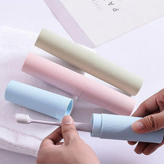 Portable Travel Toothbrush Storage Container Box Gargle Cup Toothpaste Holder