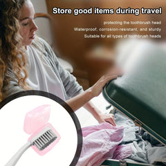 10pcs Toothbrush Head Covers Travel Toothbrush Protector Cover Portable Caps