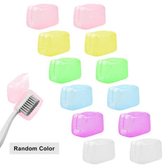 10pcs Toothbrush Head Covers Travel Toothbrush Protector Cover Portable Caps