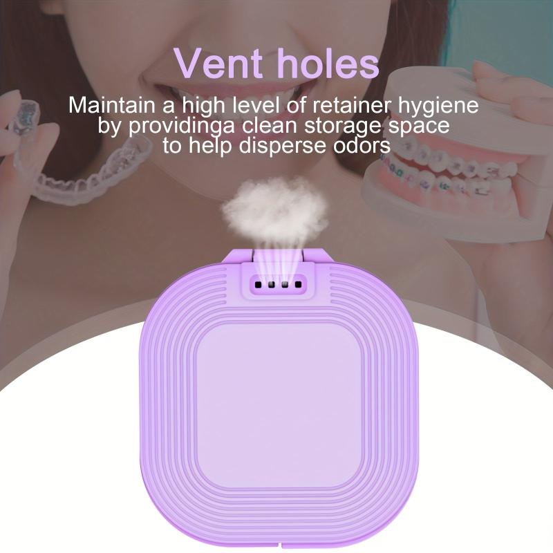 1pc Retainer Case Holder Slim Mouth Guard Holder Dental Guard Cases