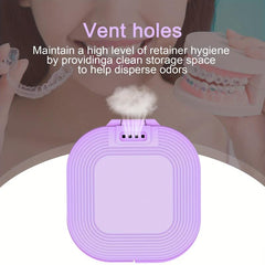 1pc Retainer Case Holder Slim Mouth Guard Holder Dental Guard Cases
