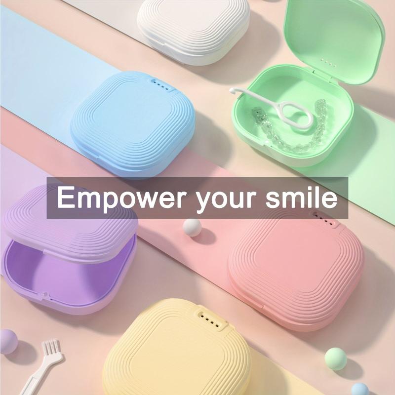 1pc Retainer Case Holder Slim Mouth Guard Holder Dental Guard Cases