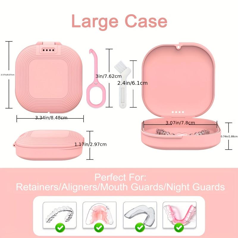 1pc Retainer Case Holder Slim Mouth Guard Holder Dental Guard Cases