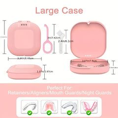 1pc Retainer Case Holder Slim Mouth Guard Holder Dental Guard Cases