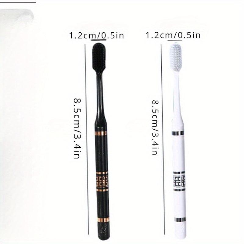 2 Soft Manual Toothbrushes with Soft Bristles for Deep Cleaning Oral Care