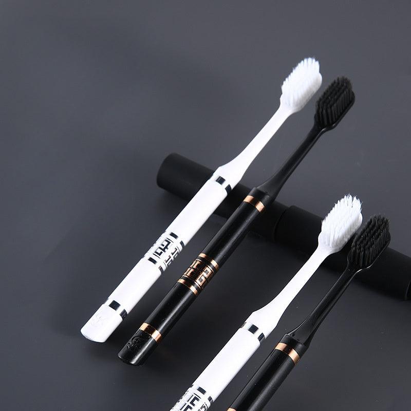 2 Soft Manual Toothbrushes with Soft Bristles for Deep Cleaning Oral Care
