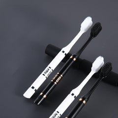2 Soft Manual Toothbrushes with Soft Bristles for Deep Cleaning Oral Care