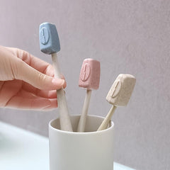 4pcs Toothbrush Head Cover Case Storage Box Bathroom Accessories