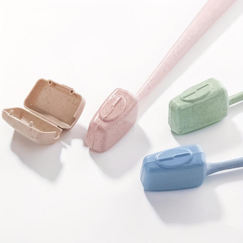 4pcs Toothbrush Head Cover Case Storage Box Bathroom Accessories