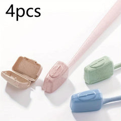 4pcs Toothbrush Head Cover Case Storage Box Bathroom Accessories