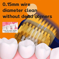 4pcs Soft Manual Toothbrushes For Deep Cleaning Oral Care Adults